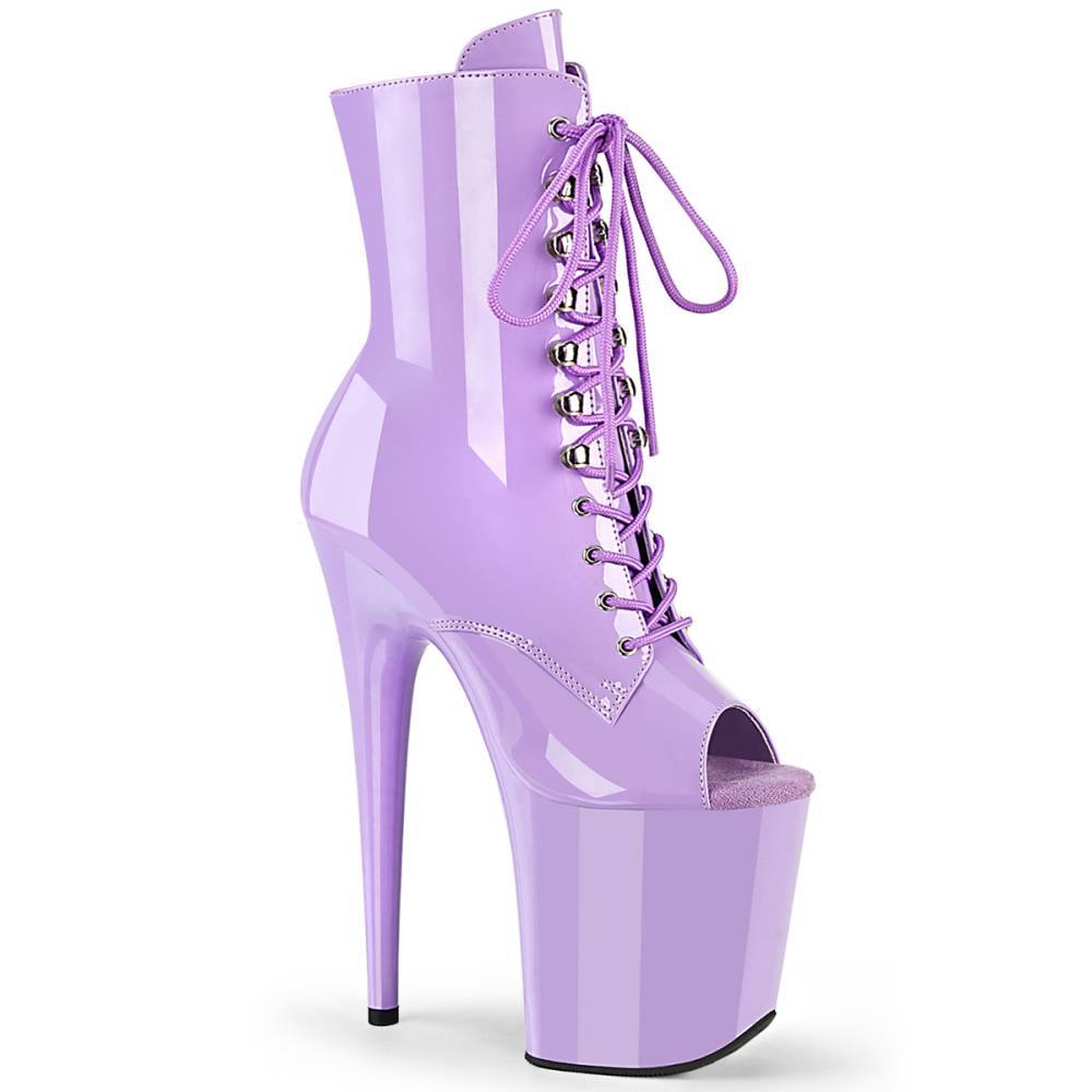 Pleaser - FLAMINGO1021 Platform Boots, Pole dance shoes - Purple Product image